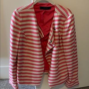 The Limited striped coral blazer - Size medium